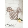 Гнездышко для новорожденных Babynest Polka dot chocco