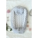 Кокон-гнездышко для новорожденных Babynest Stars and Waves Silver