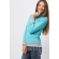 Толстовка для кормящих и беременных флисовая с завязками, цвет бирюзовая