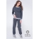 Костюм для кормящих и беременных из капитония Diva Amelia, Grafite