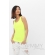 Майка поло для кормящих и беременных, желтый неон