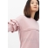 Свитшот для кормящих и беременных с воланчиками, цвет пыльно-розовый