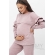 Костюм для кормящих и  беременных, розовый меланж