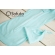 Пеленка кокон для новорожденных на кнопке и молнии, Aqua