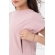 Футболка для беременных и кормящих, розовая