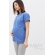 Футболка для беременных и кормящих, светло-синий