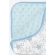 Муслиновое одеяло с флисом SwaddleDesigns Snuggle Blanket, Starshine Shimmer Blue