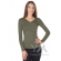 Лонгслив для кормящих и беременных, цвет хаки