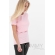Футболка для беременных и кормящих, розовый меланж