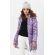 Слингокуртка зимняя 3в1, цвет фиолетовая с белым узором