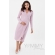 Платье для беременных и кормящих миди на запах, цвет светло-лиловый