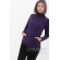 Толстовка для кормящих и беременных флисовая, фиолетовая