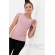 Футболка для беременных и кормящих, цвет пудрово-розовый