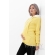 Толстовка для кормящих и беременных с капюшоном, цвет лимонный