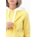 Толстовка для кормящих и беременных с капюшоном, цвет лимонный