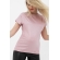 Футболка для кормящих и беременных с блеском, цвет пудровый