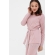 Костюм для кормящих и беременных из плотной вискозы, пудрово-розовый