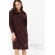 Платье для беременных и кормящих замшевое, бургунди
