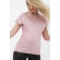 Футболка для кормящих и беременных с блеском, цвет пудровый