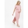 Платье-футболка для кормящих и беременных, цвет пудрово-розовый