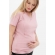 Футболка для кормящих и беременных, цвет пудрово-розовый