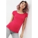 Футболка для беременных и кормящих, малиновая