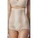 Бандаж трусы послеродовой высокий с косточками (корсет), бежевый
