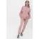 Костюм для кормящих и беременных из футера, розовый