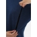 Лонгслив для кормящих и беременных с вертикальными молниями, цвет темно-синий меланж