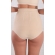 Бандаж трусы послеродовой бесшовный с косточками, бежевый
