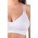 Бюстгальтер для кормления и беременных хлопковый (мягкий), белый