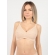 Бюстгальтер для беременных и кормления кружевной (хлопок), бежевый