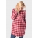 Блуза для беременных в клетку, цвет красный
