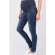 Джинсы для беременных зауженные, темно-синие