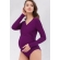 Боди для беременных и кормящих, фиолетовый