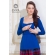 Топ для кормящих и беременных Diva Nursingwear Alba дл.рукав, Azzurro