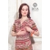 Платье для кормящих и беременных Diva Nursingwear Lucia кор.рукав, принт Etna
