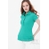 Футболка поло для кормящих и беременных, зелёная
