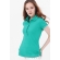 Футболка поло для кормящих и беременных, зелёная