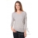 Блуза летучая мышь для кормящих и беременных, светло-серый меланж