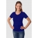 Футболка для кормящих "Синяя"