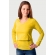 Футболка для кормящих с длинным рукавом, "Желтая"