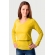 Футболка для кормящих с длинным рукавом, "Желтая"