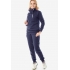Костюм для беременных и кормящих из футера Sandra, синий