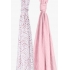Пеленки муслиновые для новорожденных Bébé au Lait большие набор 2, Rose Quartz/Petal