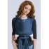 Трикотажный слинг для новорожденных Diva Stretchy, Indigo