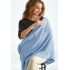 Накидка для кормления (милк-снуд) муслиновая, Denim